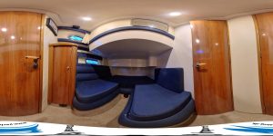 Sealine F37 2003 sidekabine